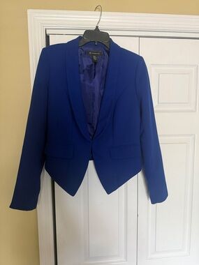 INC International Concepts Cobalt Blue tailored Blazer